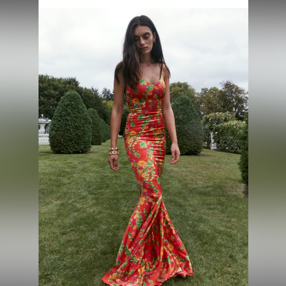 Caroline Constas
Morgana Floral Stretch Silk Gown
Red Radiant Floral
, X-Small